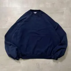 JERZEESジャージーズVガゼットスウェットXLネイビービッグサイズ古着