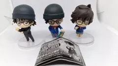 名探偵コナン コナン隊 赤井秀一 世良真純 秀吉 マスコット フィギュア 3点