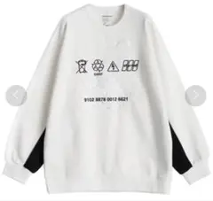 Shareef タイガー刺繍トレーナー ホワイトのサムネイル