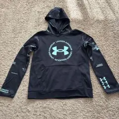 UNDER ARMOUR フード付きパーカー YLG 裏起毛