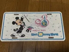 Disney world 20周年Mickey ナンバープレート　ヴィンテージのサムネイル