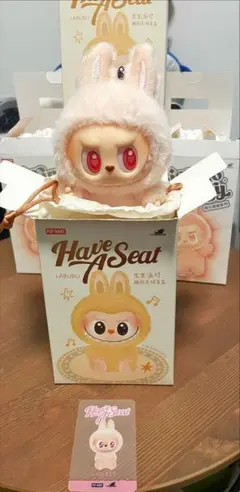 POP MART ラブブ LABUBUぬいぐるみ DADA POPMART Have A Seat LABUBU ラブブぬいぐるみ DADA - メルカリ