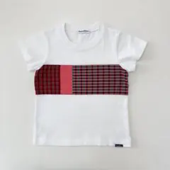 familiar 赤チェック Tシャツのサムネイル