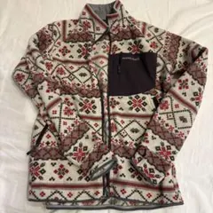 ホワイト フリースジャケット