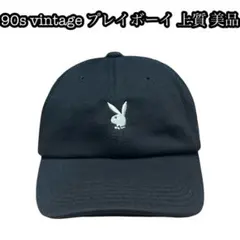 90sy2k OLD プレイボーイ 上質 美品 CAP ビンテージ ブラック 黒のサムネイル