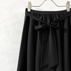 ef-de 膝丈裙 傘裙 腰部綁帶 網紗 內襯 氣質