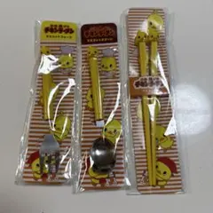 チキンラーメン マスコットフォーク、スプーン、箸セット