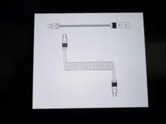 Wraith Bidirectional Coiled Cable[White]