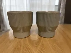 UNIQLO 陶器 湯飲み 2個セット