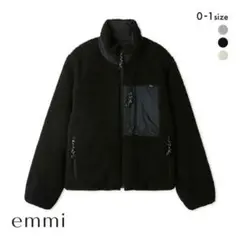 emmi ×TAIONボアジャケット ブラック