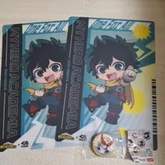 新品☆くら寿司 ヒロアカ 僕らのヒーローアカデミア マルチシート 缶バッジ