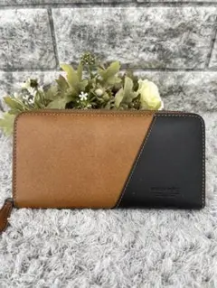 BAGGY PORT バギーポート　長財布 バイカラー ラウンドファスナーのサムネイル