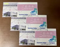 スケート滑走券（シスメックス神戸アイスキャンパス）3枚セット