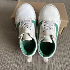 VANS 白×緑 17cm