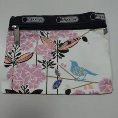 レスポートサック　Lesportsac　鳥　花②　ポーチ