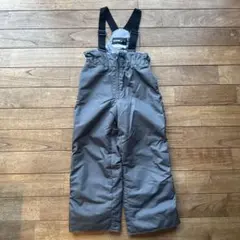 IGNIO 子ども用スキーウェア　グレーオーバーオール