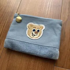 新品 FEILER LOVERARY ポーチ カーキ ベア刺繍 - メルカリ
