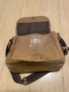 aniary / ブラウンレザーショルダーバッグ