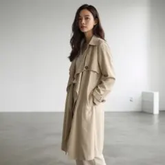 コルザ✨️トレンチコート スプリングコート ベージュ Mサイズ ライトアウター