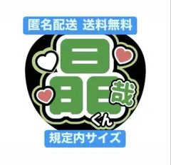 佐野晶哉 うちわ文字