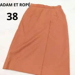 ​ADAM ET ROPÉ アダムエロペ ラップ タイトスカート 38 オレンジのサムネイル