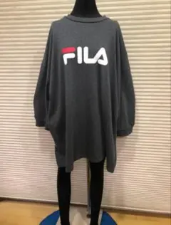FILA フィラ 美品　5L トレーナー グレー 大きめ