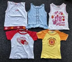 女児 110cm タンクトップ Tシャツ 5枚セット