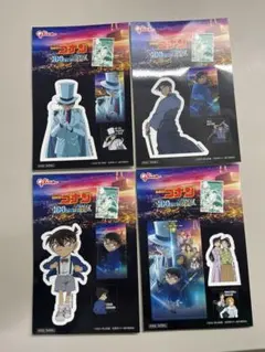 名探偵コナン オリジナルスマホステッカー全4種