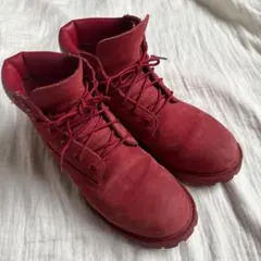 美品☆ティンバーランド プレミアム 6インチ ブーツ 24cm レッド 赤