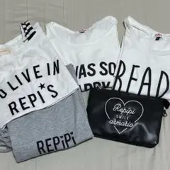 レピピ ピンクラテ Tシャツ バックまとめ売り キッズ 女の子