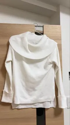 a.v.v standard オフタートル 長袖 ニット ホワイト M