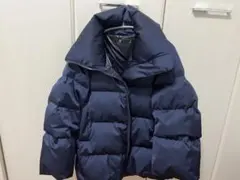 【美品】 UNIQLO＋J　ボリュームダウンジャケット　Sサイズ　ネイビー