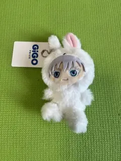 呪術廻戦 5周年 GIGO 特殊加工BIG缶バッジ マスコットぬいぐるみ 五条