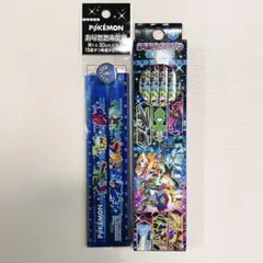 【新品未使用】ポケモン 文房具セット 定規 鉛筆