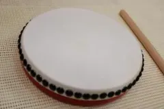 에이서 드럼 파랑크 (중형), 드럼 스틱 포함, 지름 약 18cm, 신품, 미사용