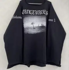 【平本蓮着用】yzy gosha VULTURES ロンT ブラック　サイズ1 平本蓮着用】yeezy vultures ロンT - メルカリ