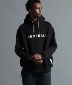 NUMERALS ベビー裏毛パーカー　L 黒