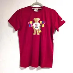 【新品タグ付き】ミキハウス　Tシャツ　半袖　大人用　Sサイズ　赤のサムネイル