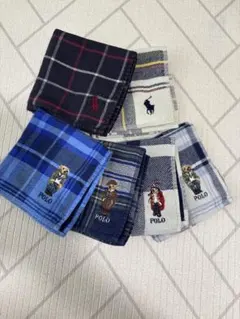 POLO チェック柄ハンカチ 6枚セットのサムネイル