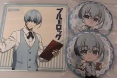 ブルーロック 氷織羊 プリンセスカフェ 缶バッジ コースター