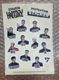 SEVENTEEN HOLIDAY Amazon 特典 学ラン ステッカー