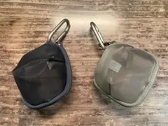 無印 ナイロンメッシュコンパクトポーチ 2個セット