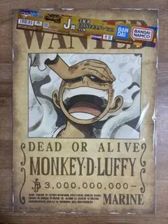 ONE PIECE 一番くじ 手配書 GIANTポスター モンキー・D・ルフィのサムネイル