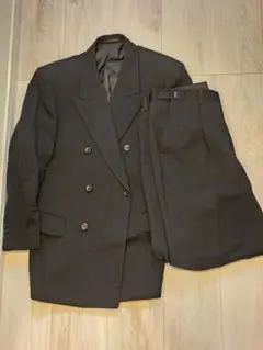 背広　礼服　スーツ　ブラック　スラックス　昭和　レトロ　ヴィンテージ