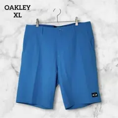 【訳あり】オークリー 　ゴルフパンツ　ショートパンツ　XL　ブルー　吸汗速乾のサムネイル