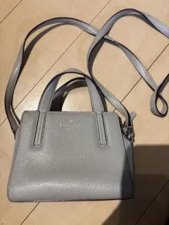 ケイトスペード　ニューヨーク　ショルダーバッグ　グレー