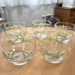 香蘭社 ガラス製 コップ9個セット - メルカリ
