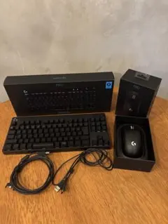 Logicool G PRO X SUPERLIGHT + キーボード青軸