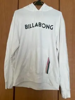 BILLABONG フード付きトレーナー L ホワイト　サーフィン　メンズ