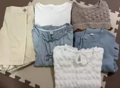 ★美品★GU 女の子用　140~150 7点まとめ売り